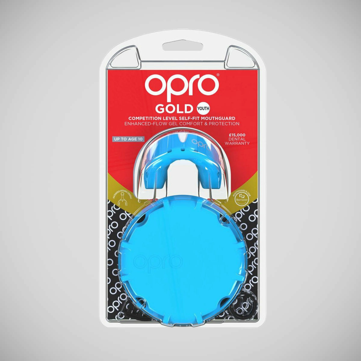 Opro Junior Gold Gen 4 Hourt Guard Sky Blue/Pearl