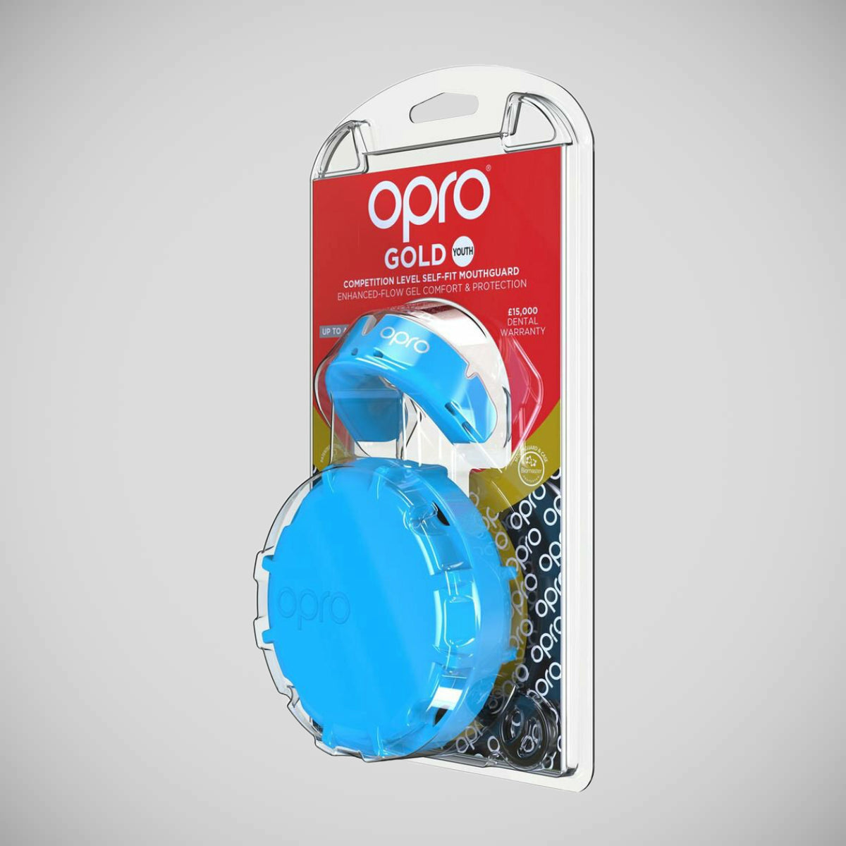 Opro Junior Gold Gen 4 Hourt Guard Sky Blue/Pearl