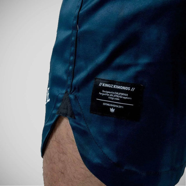 Kingz Born To Rule Grappling Shorts Blue
