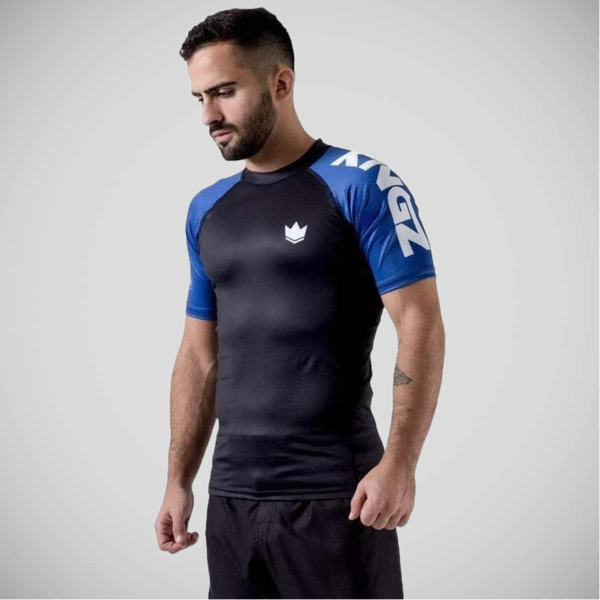 Kingz rangierte Performance Kurzärmelichtspulenblau Blau