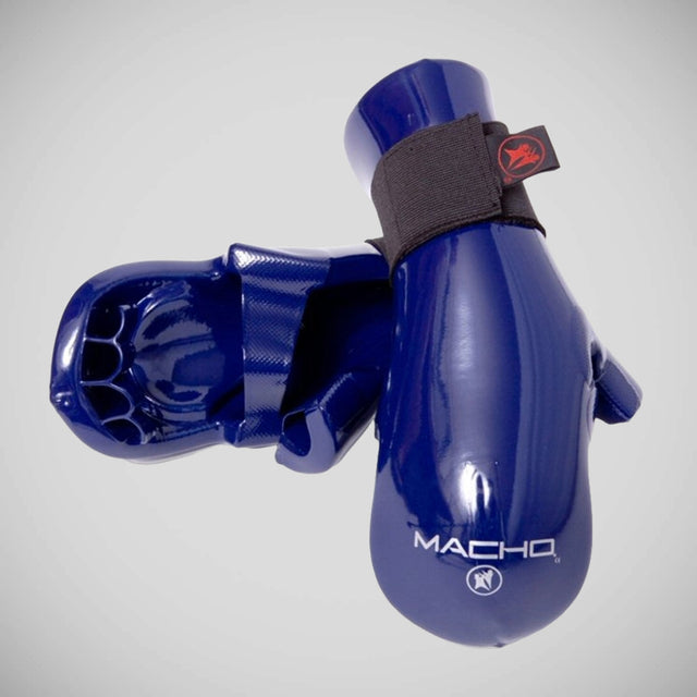 Macho Kids Dyna Closed Finger Punch Blue