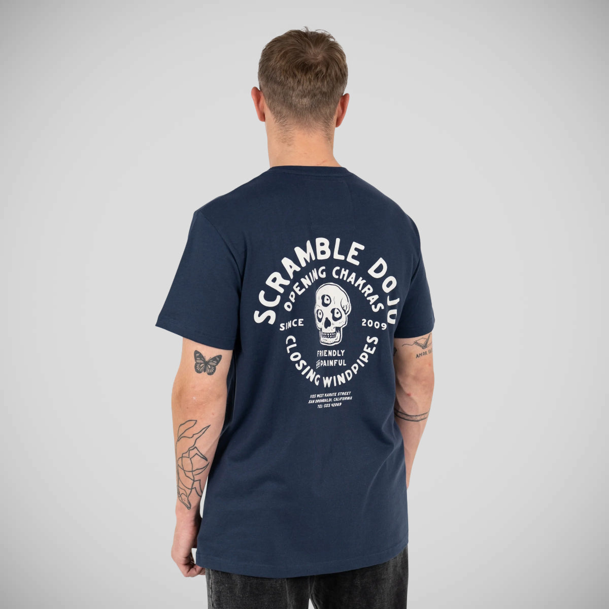 Çatlak Çakra T-Shirt Mavi