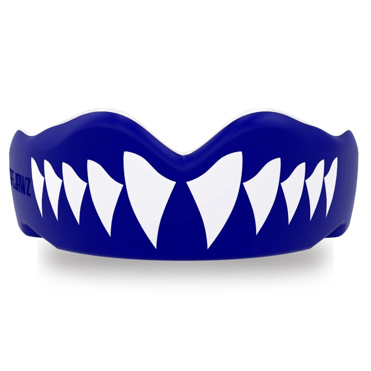 Safejawz Extra Shark Mouth Guard azul/blanco