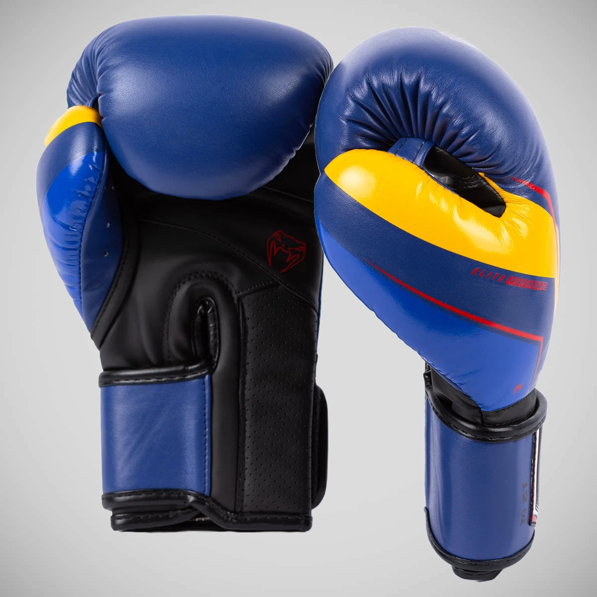 Blue/Yellow Venum Elite Evo Boxing Gloves