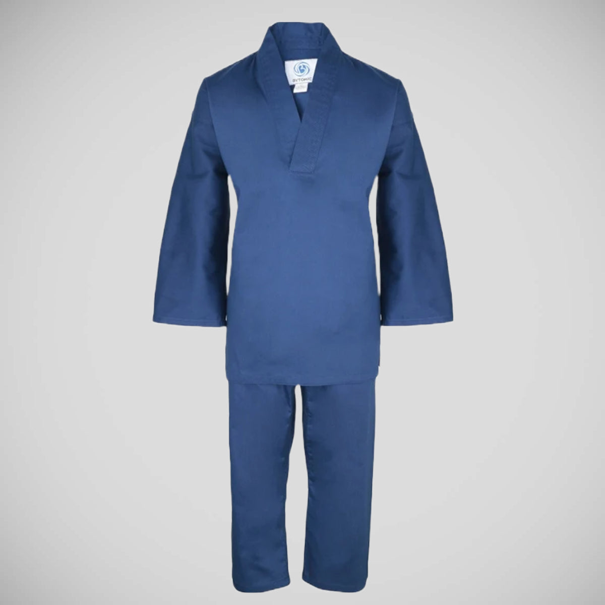 Bytomic Adult V-Ausschnitt Kampfkunstuniform Blau