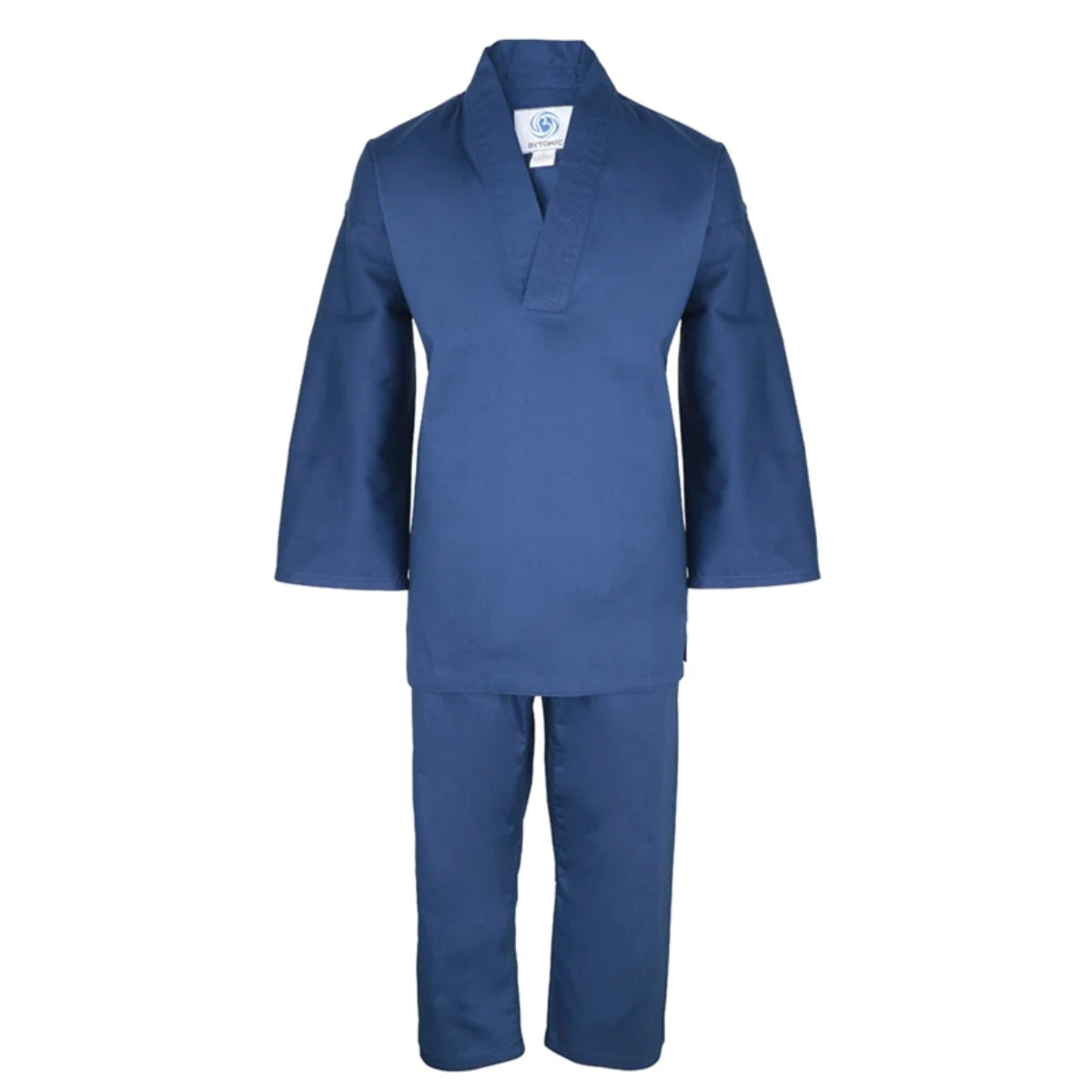 Bytomic Adult V-Ausschnitt Kampfkunstuniform Blau