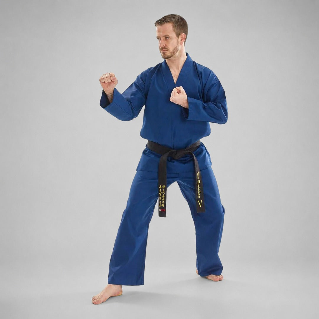 Bytomic Adult V-Neck Martial Arts Uniform Blue