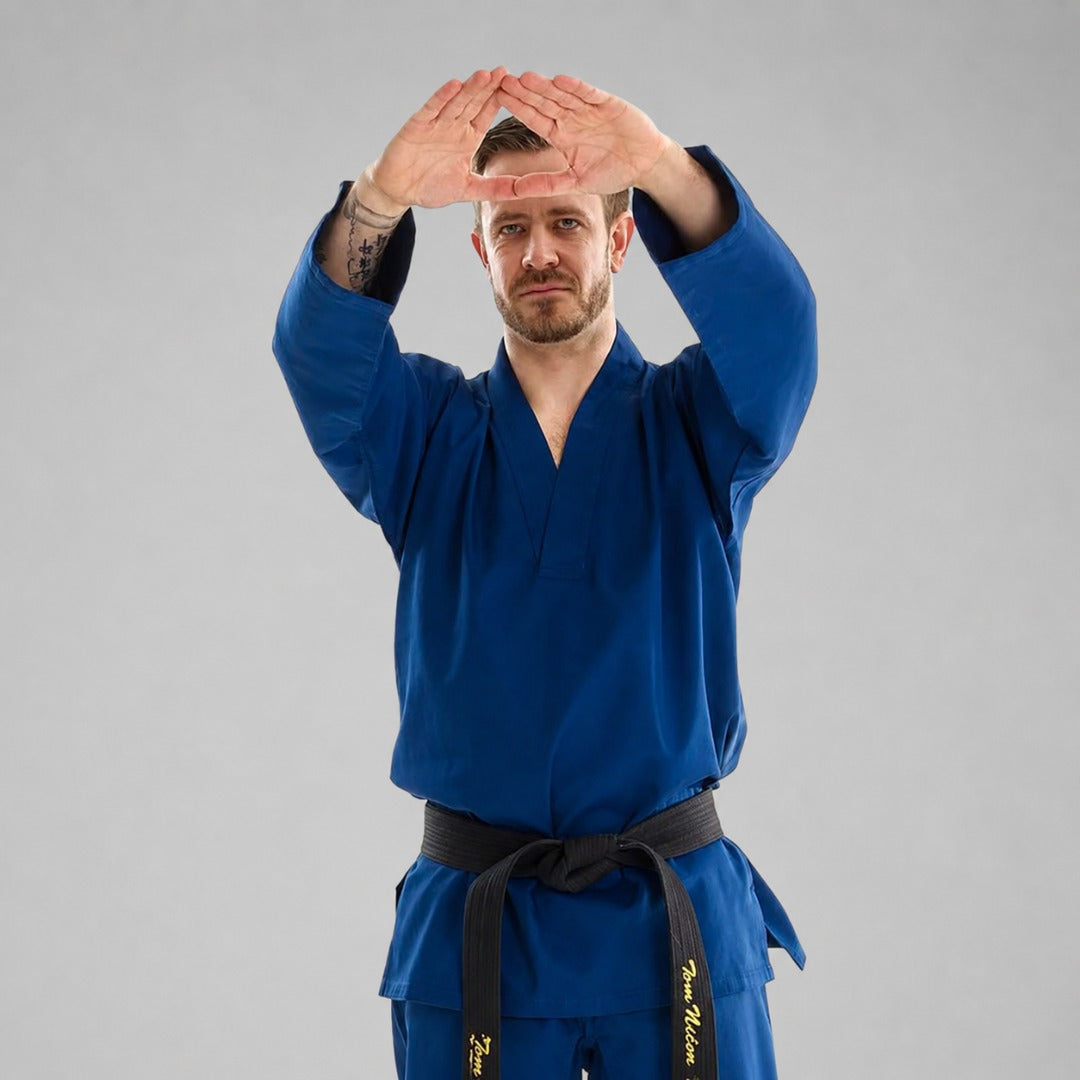 Bytomic Adult V-Neck Martial Arts Uniform Blue