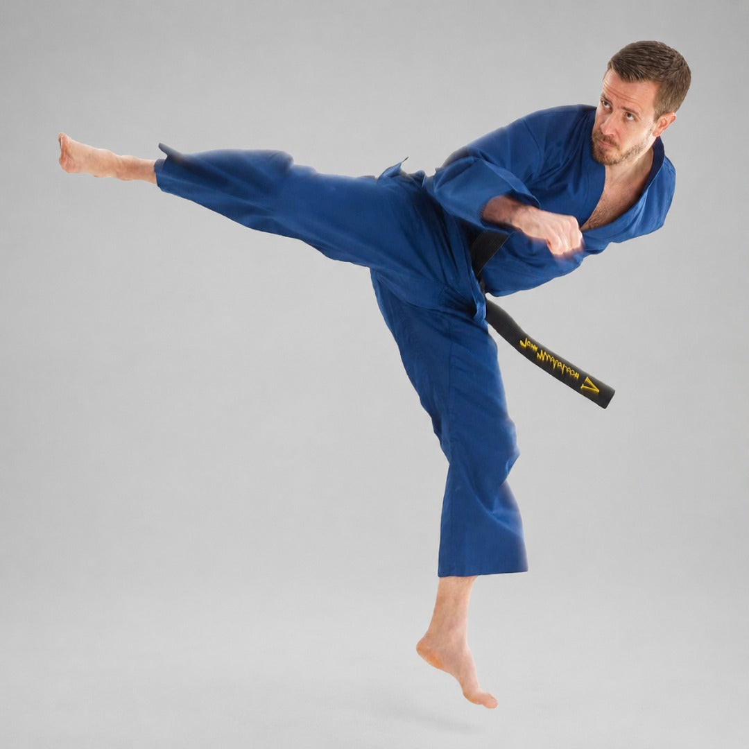 Bytomic Adult V-Neck Martial Arts Uniform Blue
