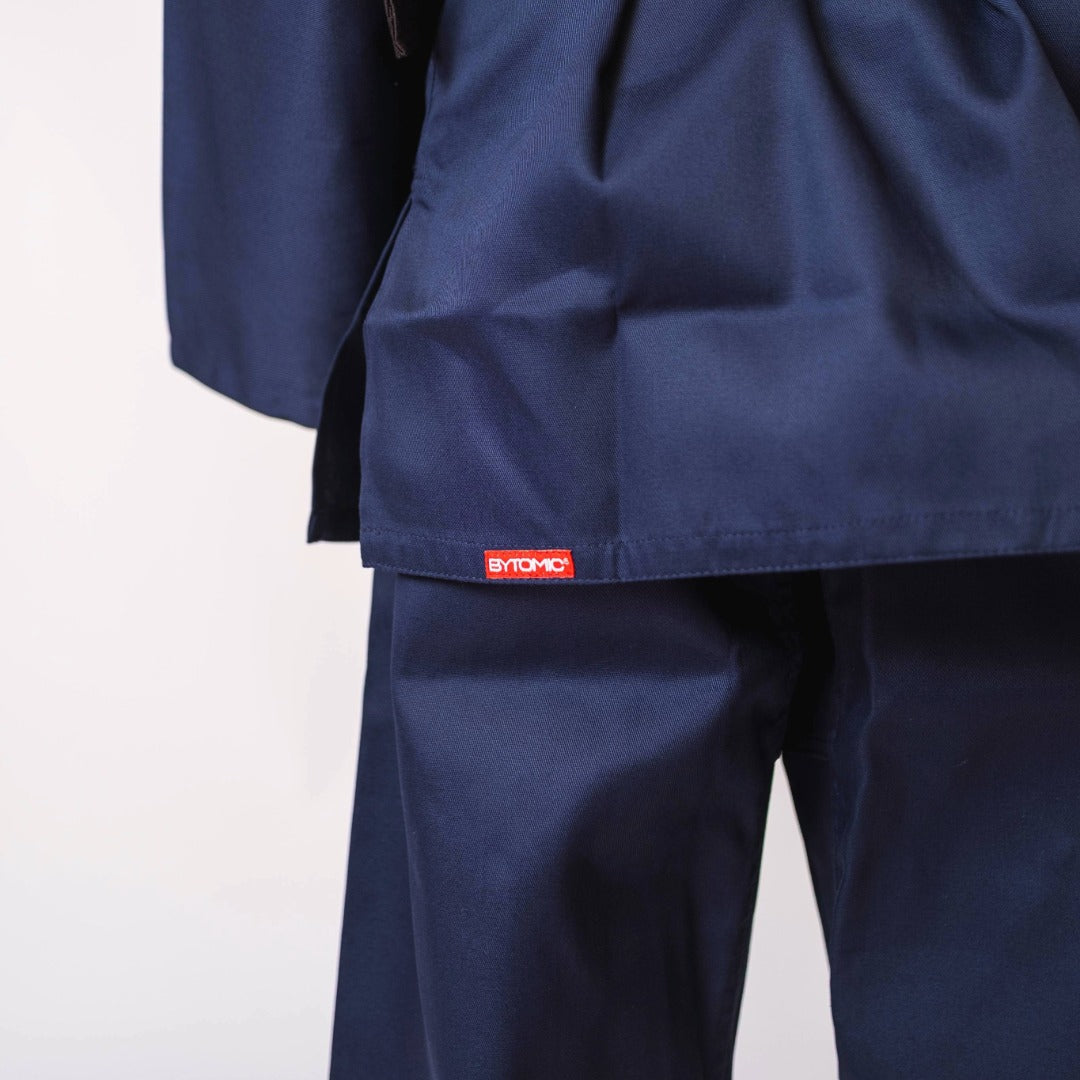 Bytomic Red Label V-Neck Kids Martial Arts Uniform Blue