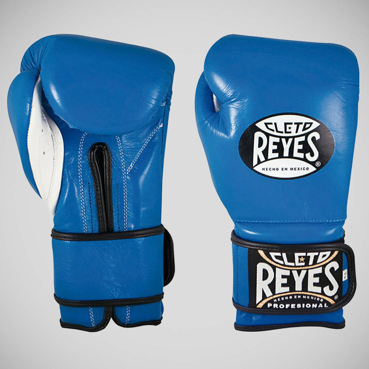 Cleto Reyes Hook and Loop Fastening Boxing Gloves Blue