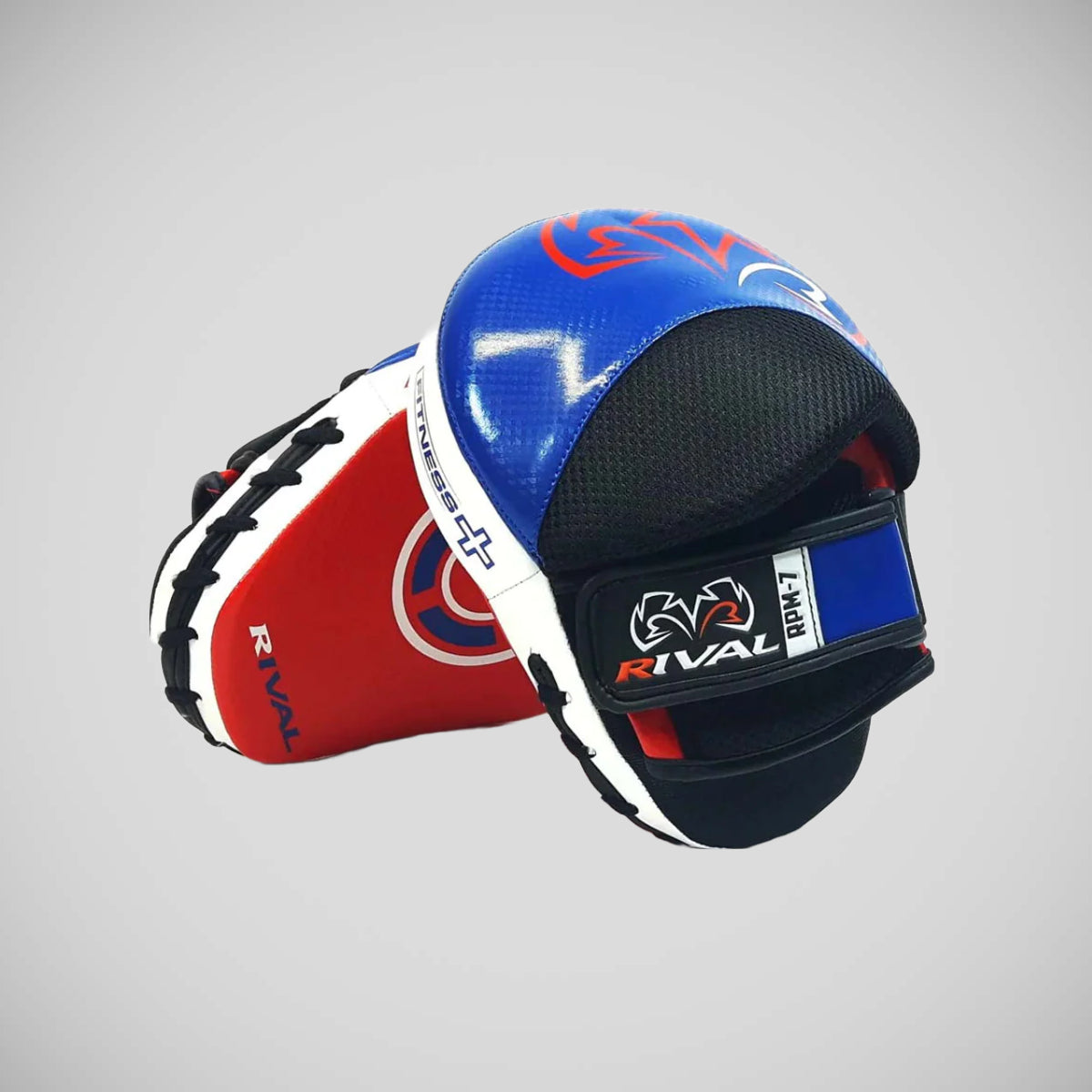 Rivaal RPM7 Fitness Plus Punch Mitts blauw/wit/rood