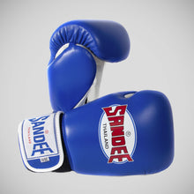 Blue/White Sandee Authentic 2-Tone Boxing Gloves
