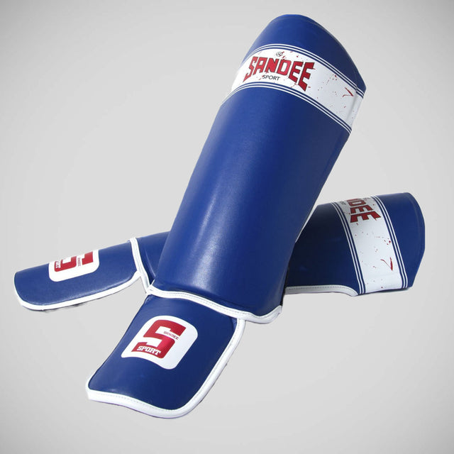 Sandee Sport Slim Shinguard Blue/White