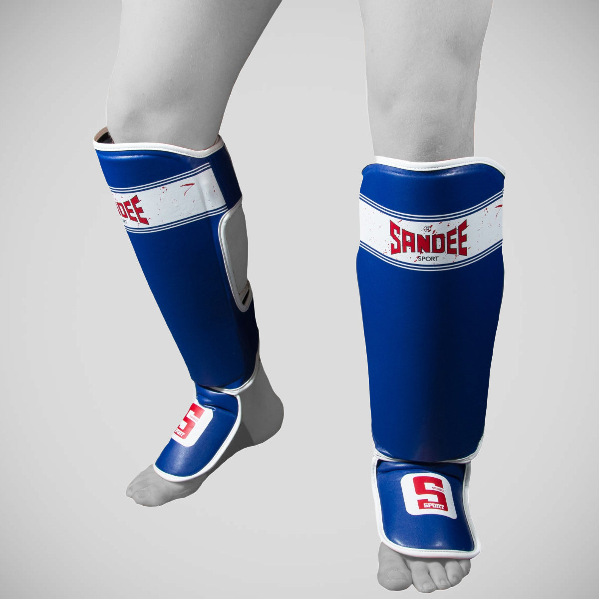 Sandee Sport Slim Shinguard Blue/White