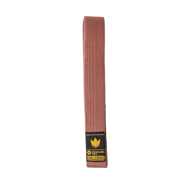Kingz Golden Label V2 BJJ Belt Brown