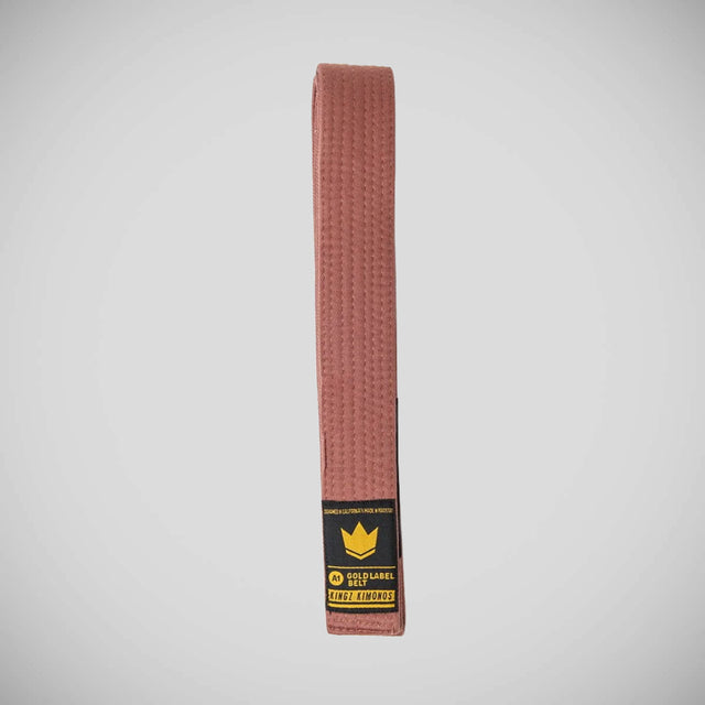 Kingz Golden Label V2 BJJ Belt Brown