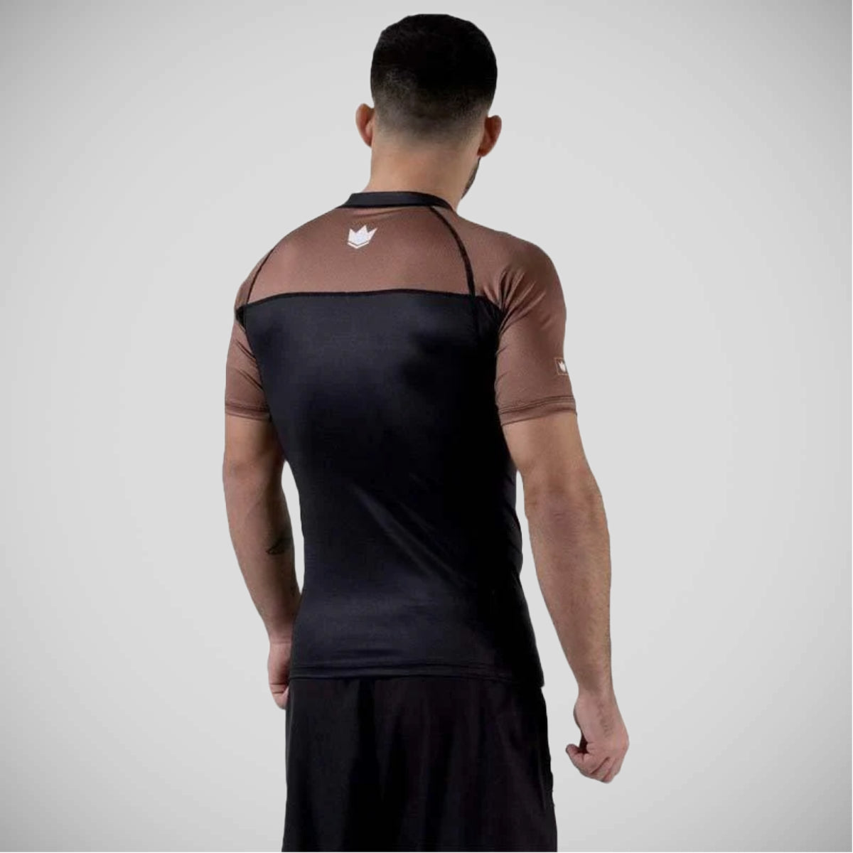 Kingz Ranked Performance z krótkim rękawem Brown Brown