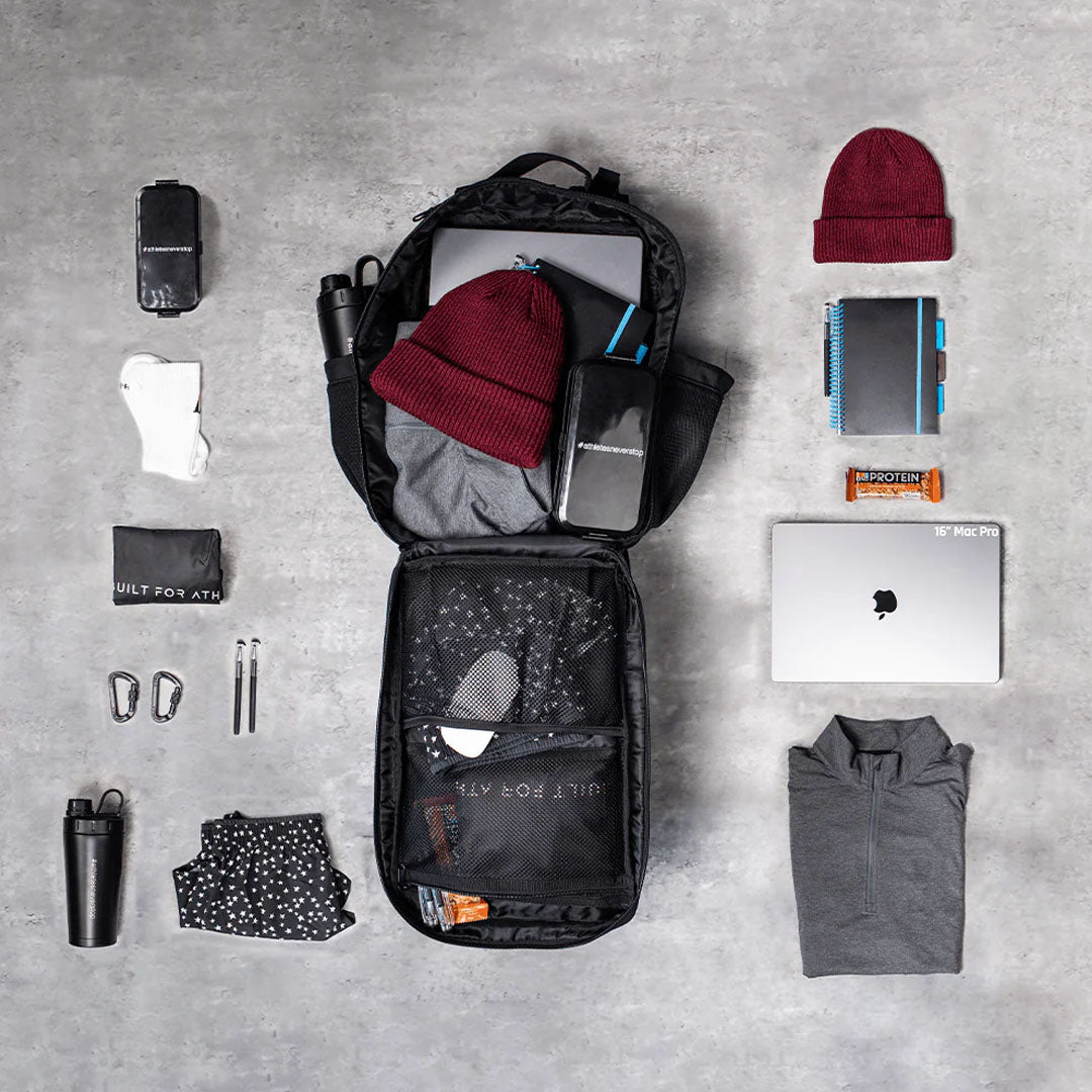 Built For Athletes Medium 25L Gym Backpack Black