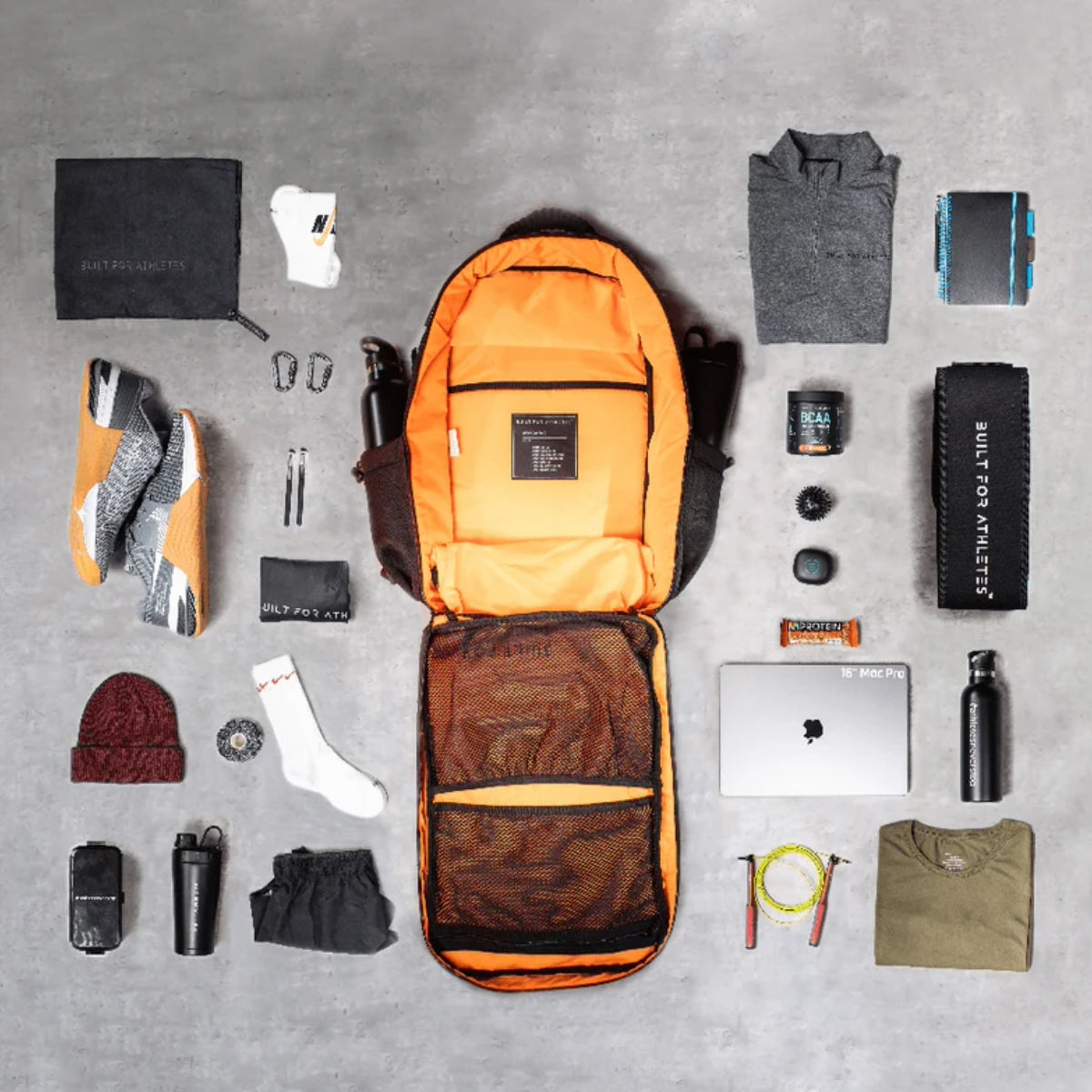 Gebaut für Athleten Pro Series 45L Rucksack Black