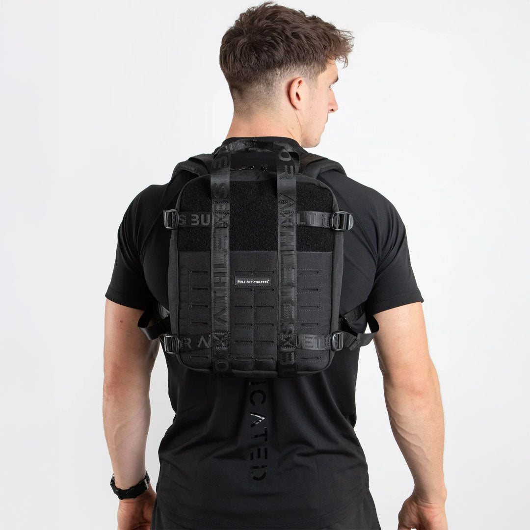 Built For Athletes Rucking 10L Gym Back Pack Black
