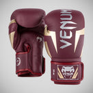 Venum Elite Boxing Gloves Burgundy/Gold
