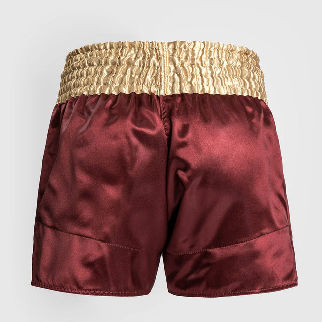 Venum Classic Muay Thai Shorts Burgundy/Gold/White
