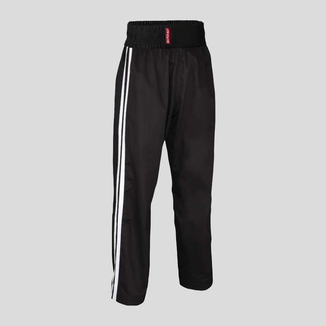 Bytomic Red Label Contact Pants with Stripe Black/White
