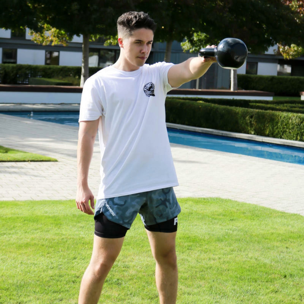 बायटॉमिक रबर कोटेड 4kg केटलबेल