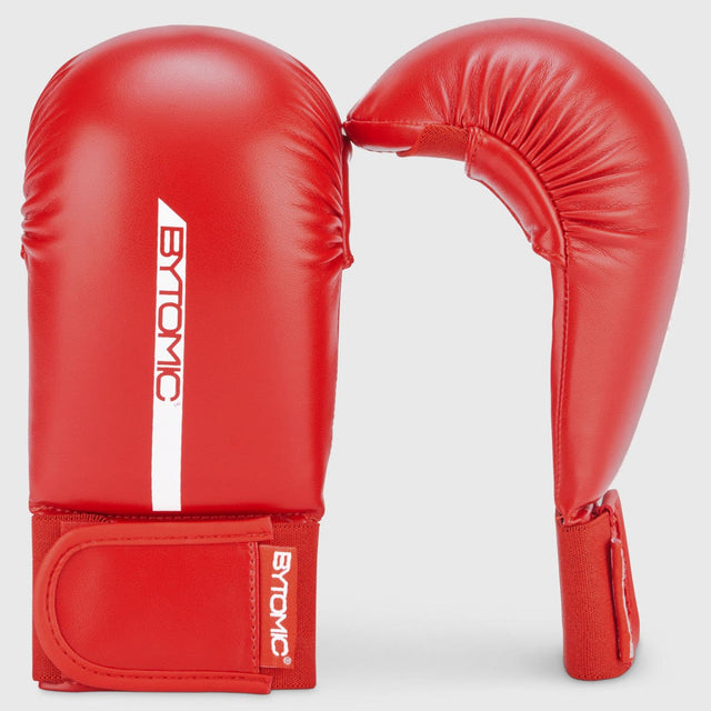Bytomic Red Label Karate Mitt Without Thumb Red/White