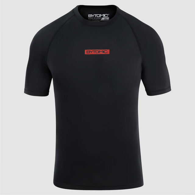 Bytomic Red Label Short Sleeve Rash Guard Black