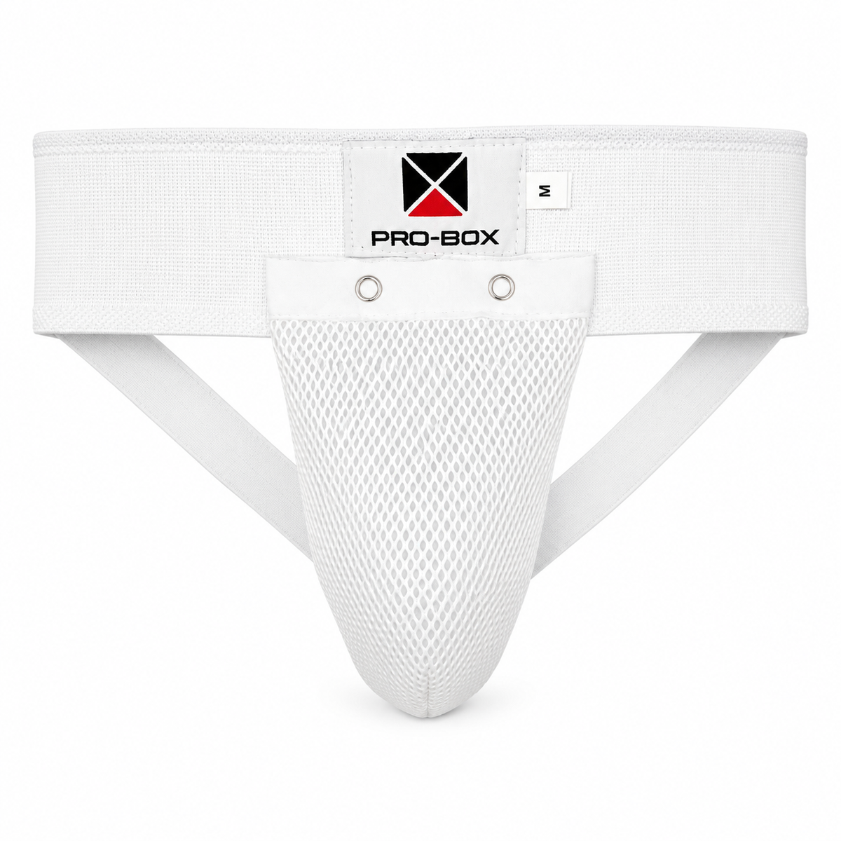 Pro-Box Club Essentials Cotton Groin Guard White