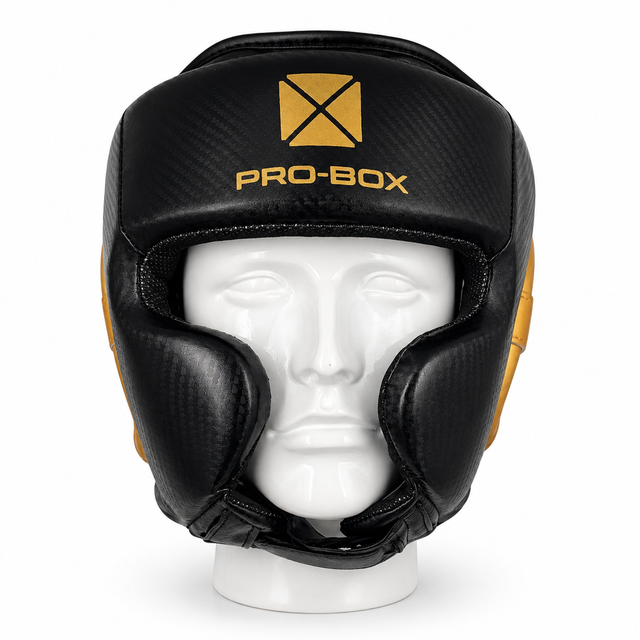 Pro-Box Champ Spar Head Guard Black/Gold