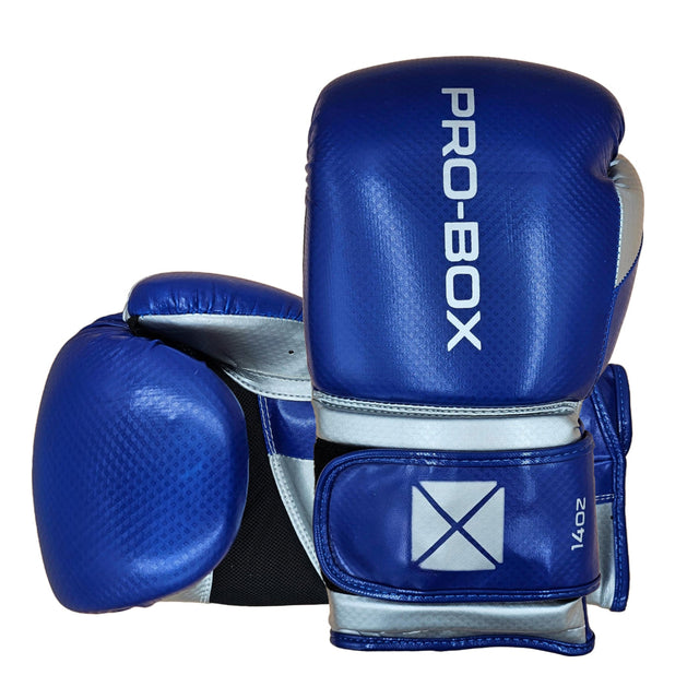 Pro-Box Champ Spar Boxing Gloves Blue/Silver