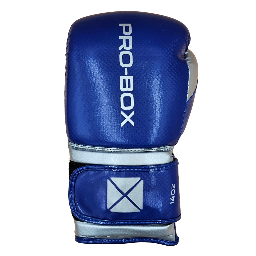 Pro-Box Champ Spar Boxing Gloves Blue/Silver