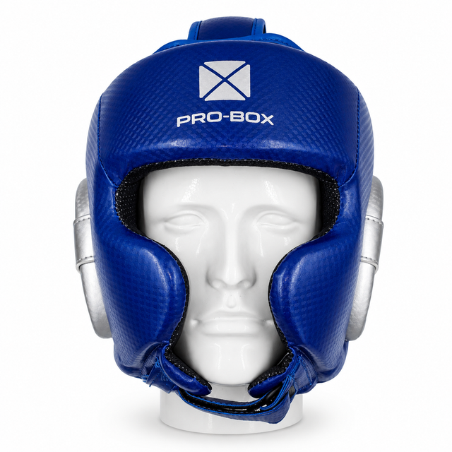 Pro-Box Champ Spar Head Guard Blue/Silver