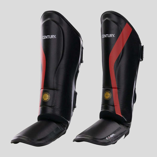 Century C-Gear Determination Shin Instep Guards Black/Red