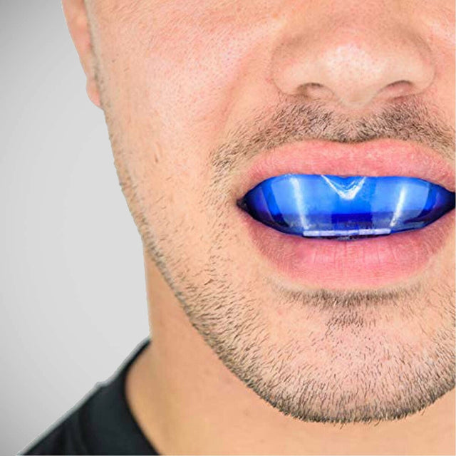 SafeJawz Extro Ice Mouth Guard Clear/Blue