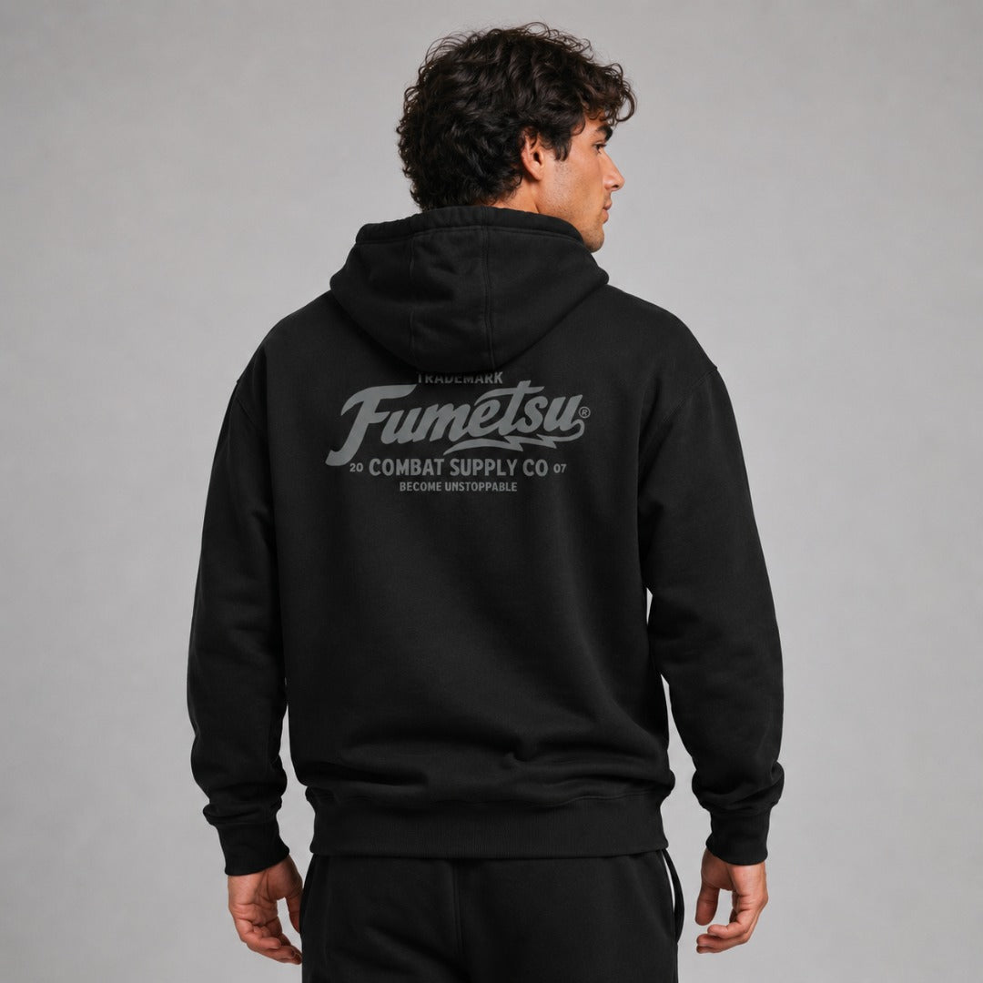 Fumetsu Combat Supply Co. Hoodie Black/Grey