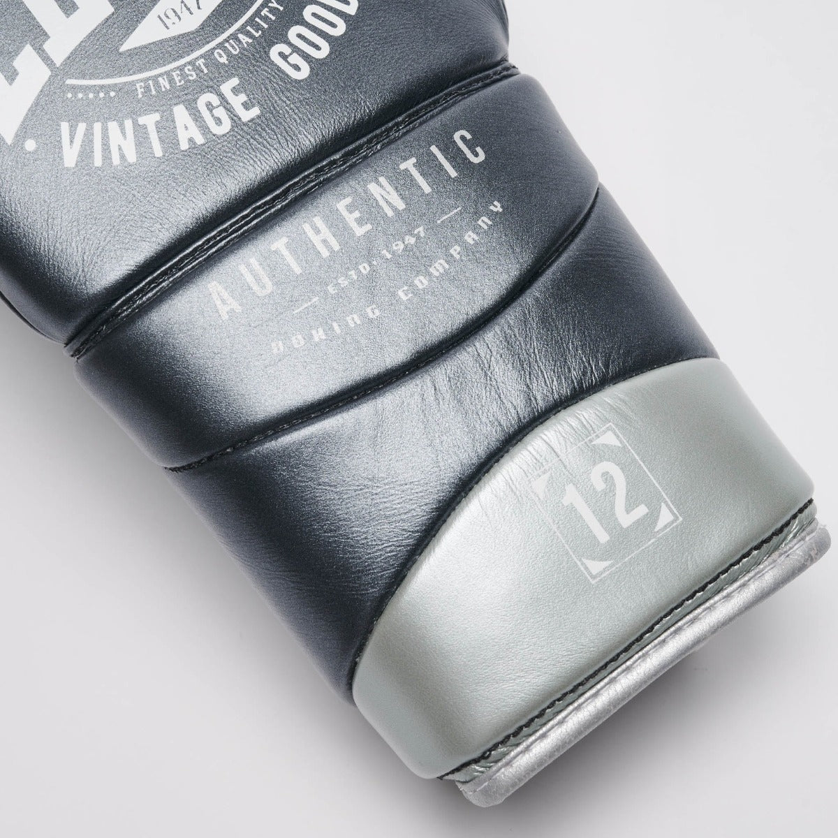 Leone Authentic 2レースアップボクシンググローブダークグレー