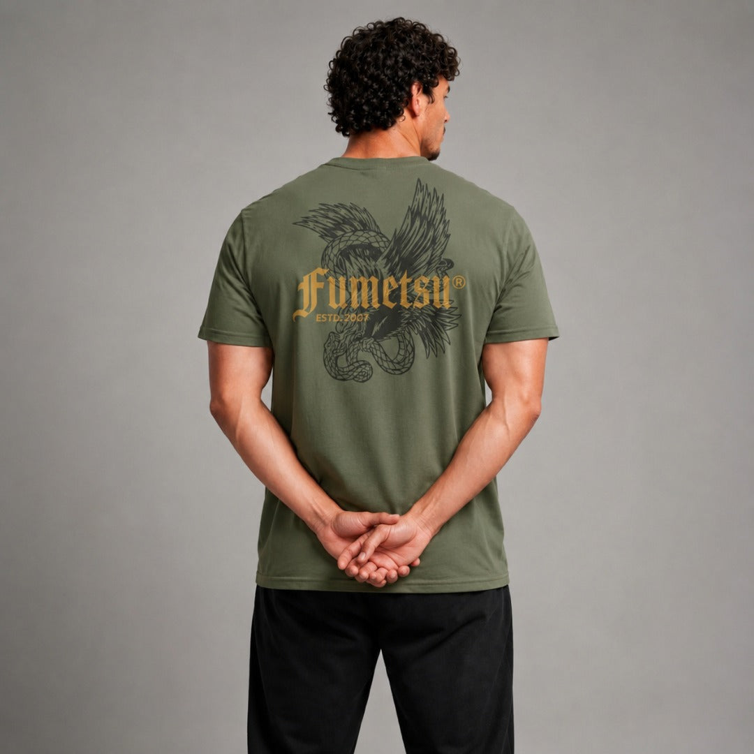 Fumetsu Death From Above T-Shirt Military Green Lifestyle 2