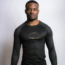 Fumetsu Dragon Slayer Long Sleeve Rash Guard Black/Gold