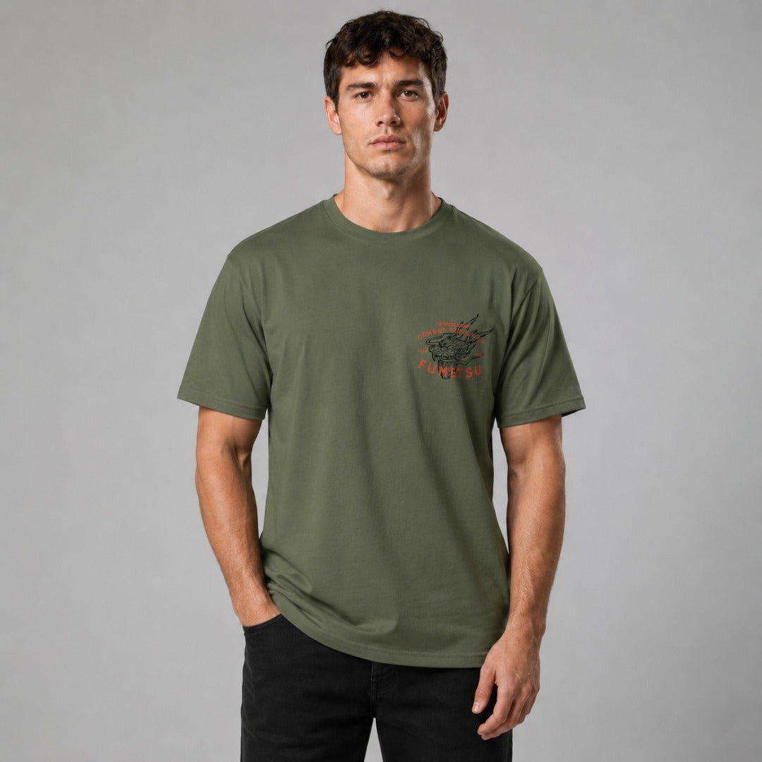 Fumetsu Dragon Slayer T-Shirt Khaki
