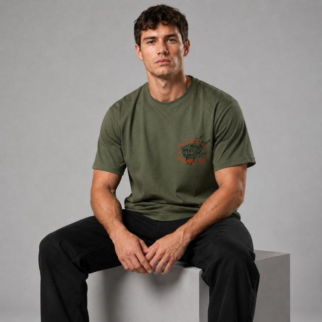 Fumetsu Dragon Slayer T-Shirt Khaki