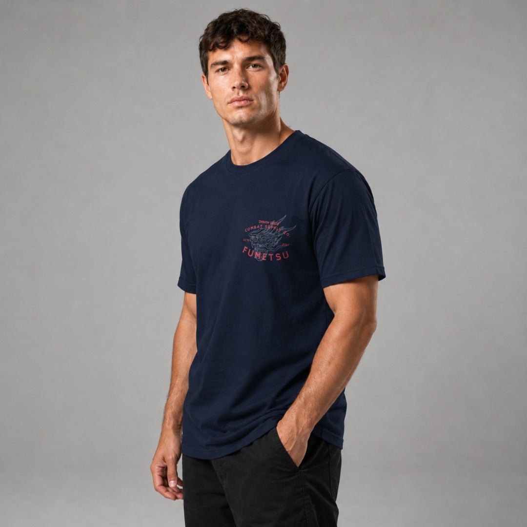 Fumetsu Dragon Slayer T-Shirt Navy
