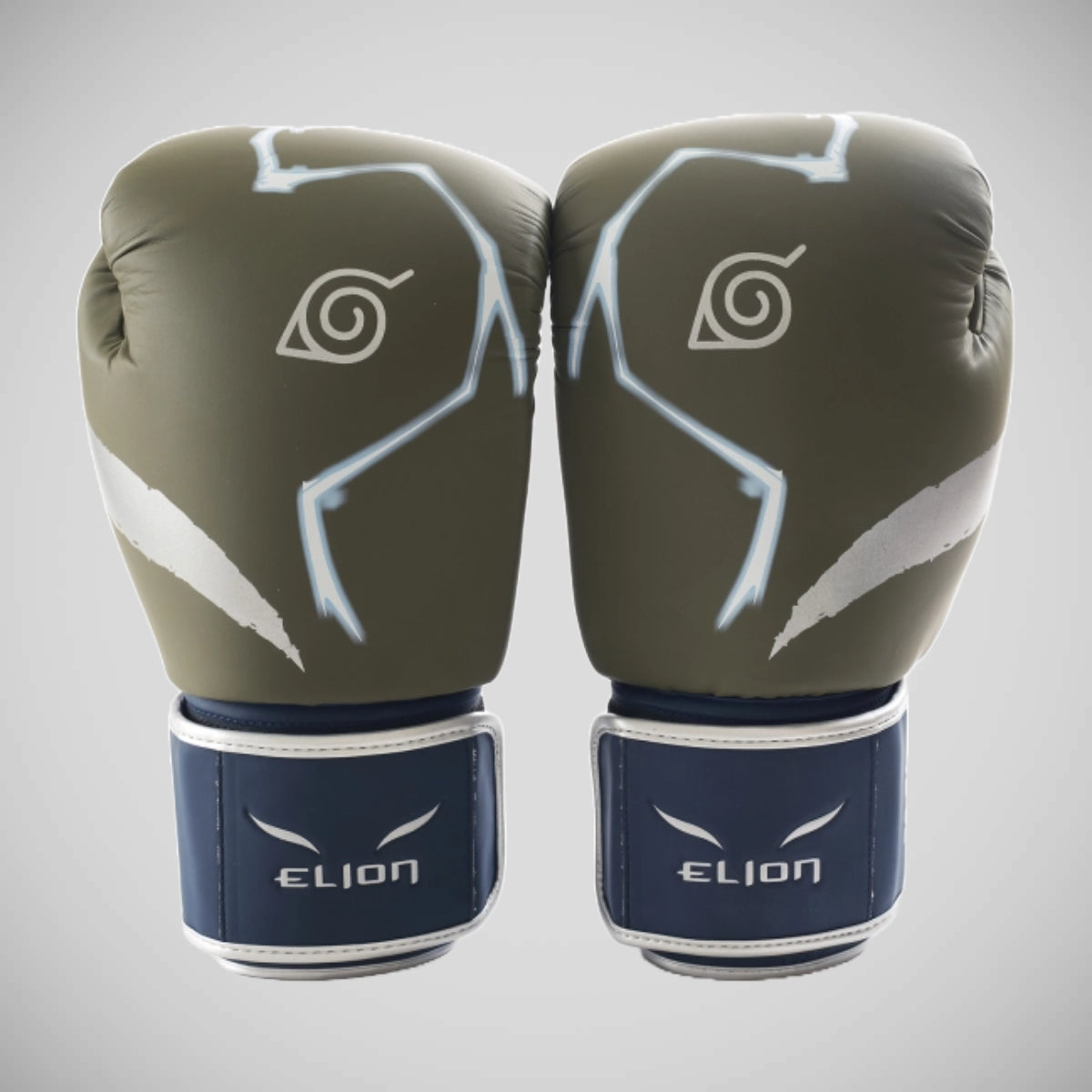 Elion x Naruto Extravagantní Kakashi Box Gloves Khaki/Navy