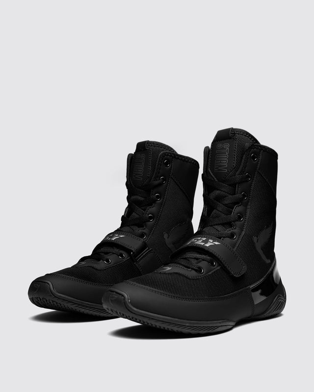 Fly Storm 2 Boxing Boots Black