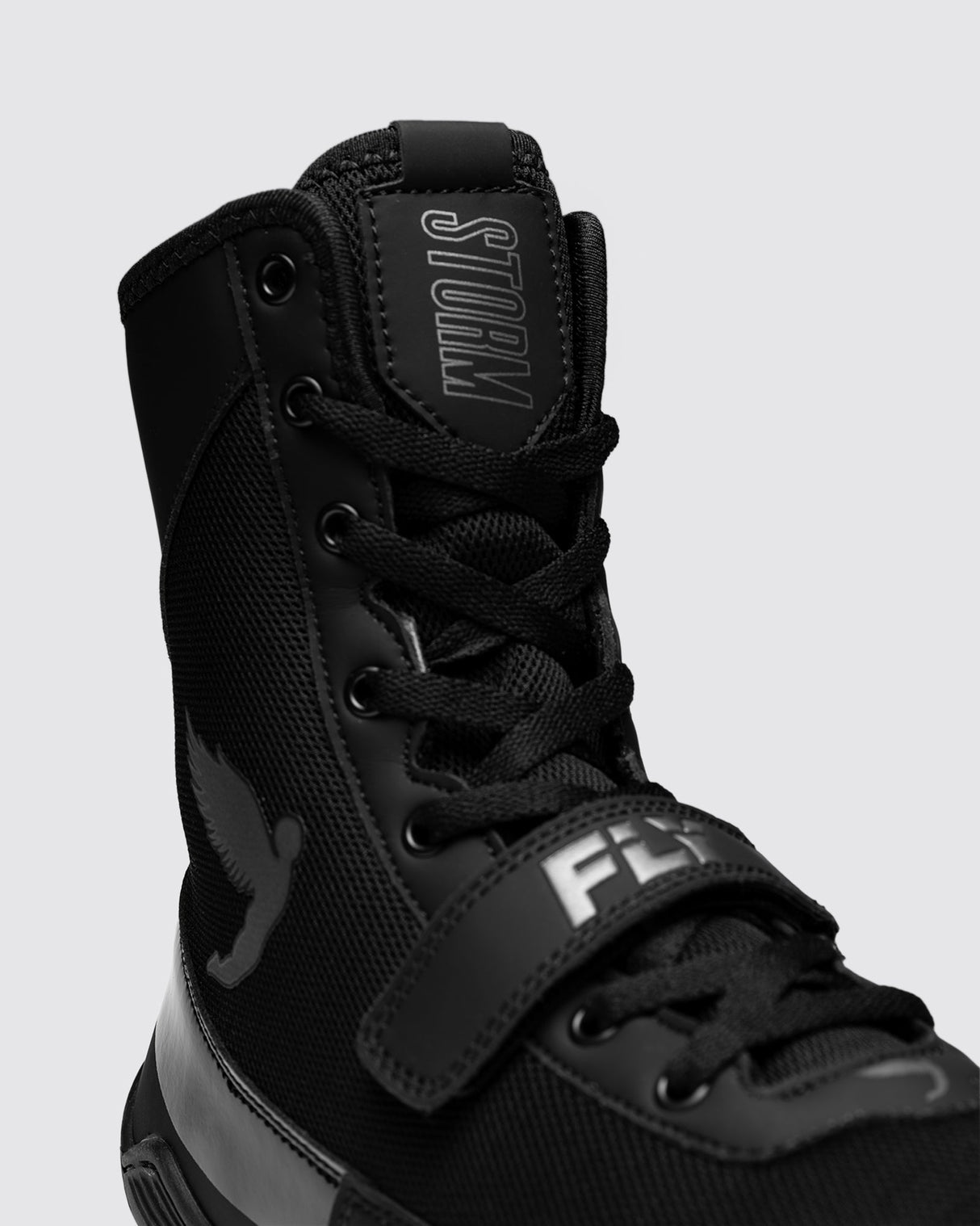 Fly Kids Storm 2 Boxing Boots Black