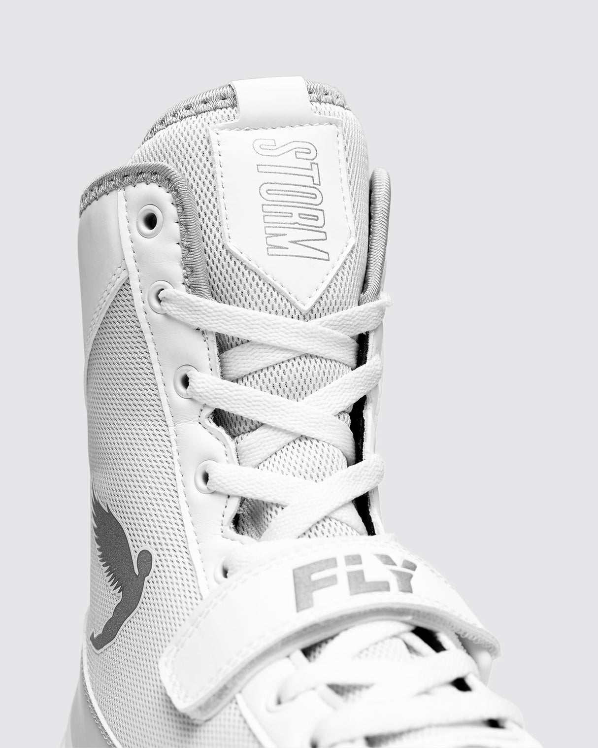 Fly Kids Storm 2 Boxing Boots White