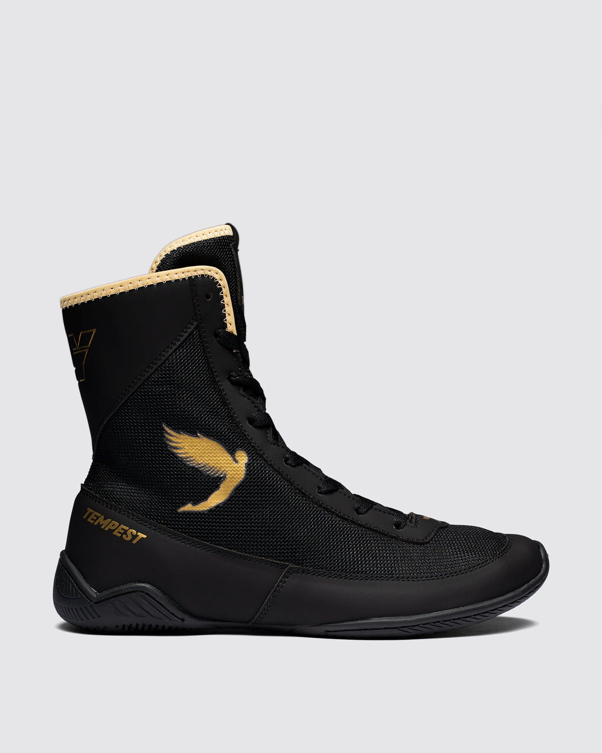 Fly Tempest Boxing Boots Black/Gold
